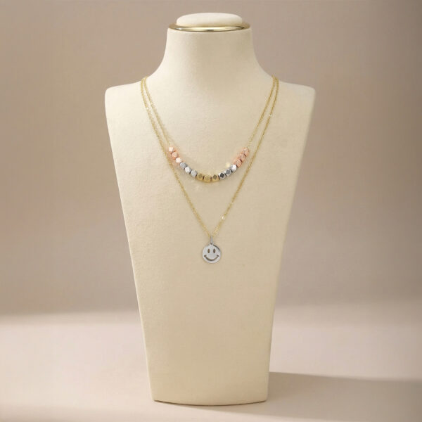 Collar Tres Oros (Dorado, Plateado, Oro Rosa) ZCOC03-02