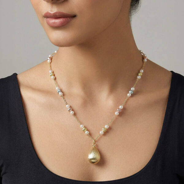 Collar Tres Oros (Dorado, Plateado, Oro Rosa) ZCOC03-15