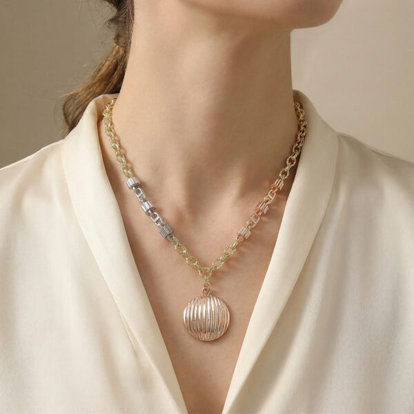 Collar Tres Oros (Dorado, Plateado, Oro Rosa) ZCOC03-22