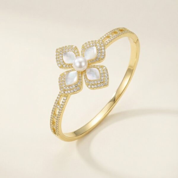 Pulsera Dorada en Rodio ZPUC01-131