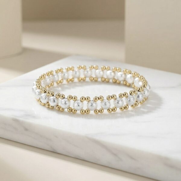 Pulsera Dorada en Rodio ZPUC01-17