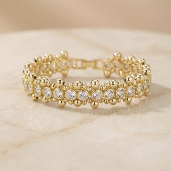 Pulsera Dorada en Rodio ZPUC01-31