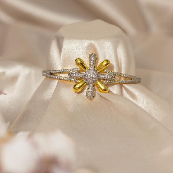 Pulsera Dorada en Rodio ZPUC01-43