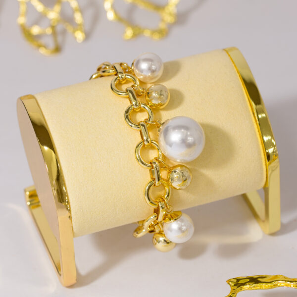 Pulsera Dorada en Rodio ZPUC01-52