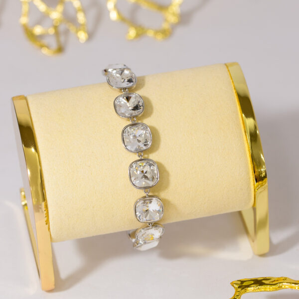 Pulsera Plateada en Rodio ZPUC01-56