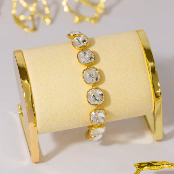 Pulsera Dorada en Rodio ZPUC01-57