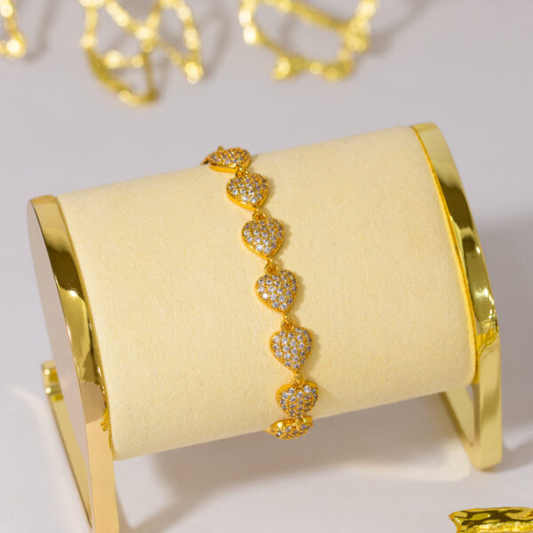 Pulsera Dorada en Rodio ZPUC01-59