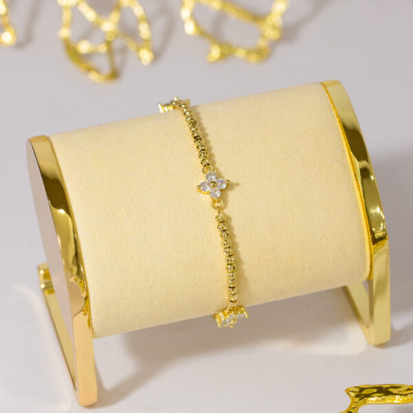 Pulsera Dorada en Rodio ZPUC01-90