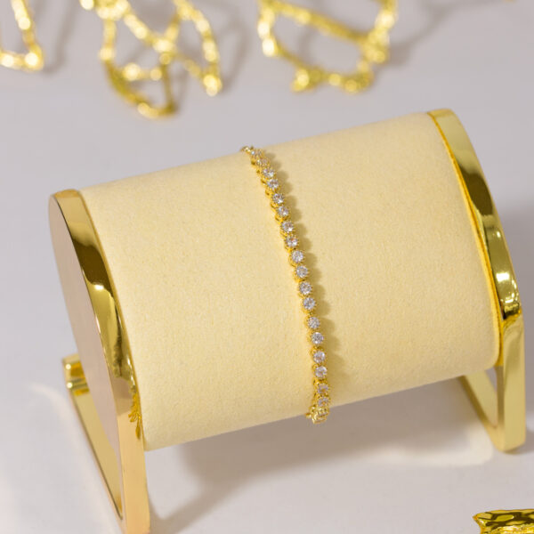 Pulsera Dorada en Rodio ZPUC01-92