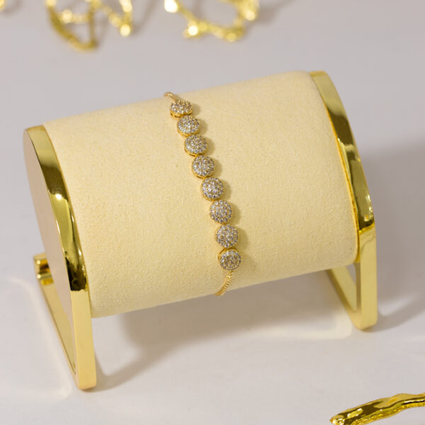 Pulsera Dorada en Rodio ZPUC01-93