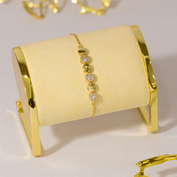 Pulsera Dorada en Rodio ZPUC01-94