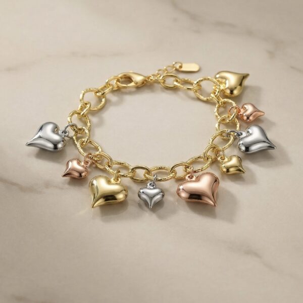 Pulsera Tres Oros en Rodio ZPUC03-41