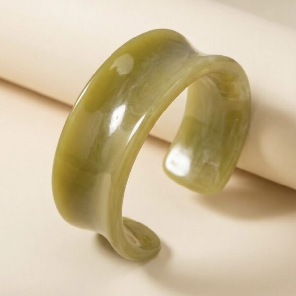 Pulsera Verde en Resina ZPUC03-52