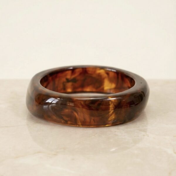 Pulsera Café en Resina ZPUC03-62