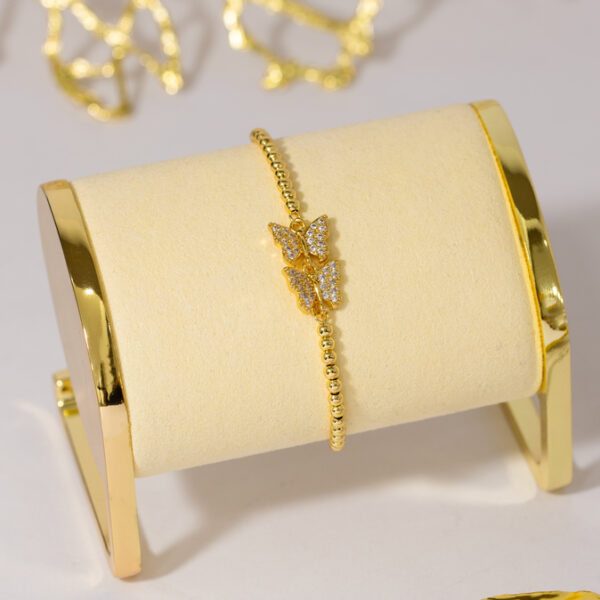 Pulsera Dorada en Rodio ZPUC04-05