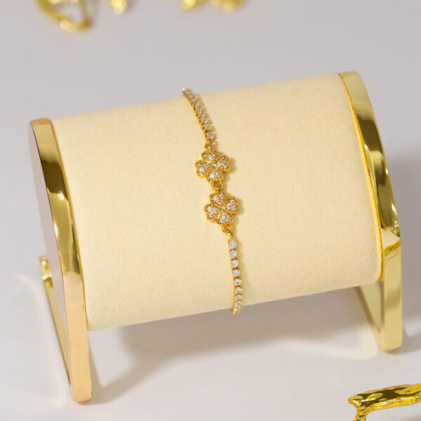 Pulsera Dorada en Rodio ZPUC04-15