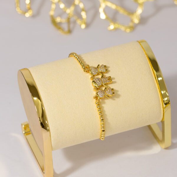 Pulsera Dorada en Rodio ZPUC04-27