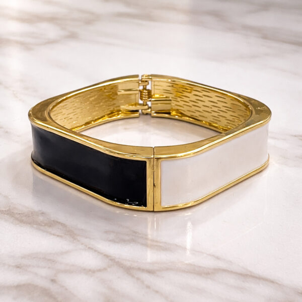 Brazalete Oslo Blanco y Negro