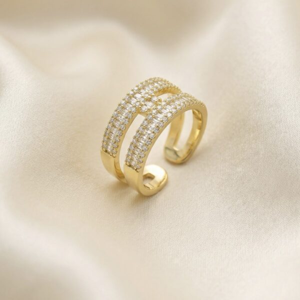 Anillo dorado Capri