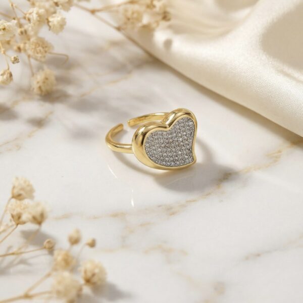Anillo plateado Greta