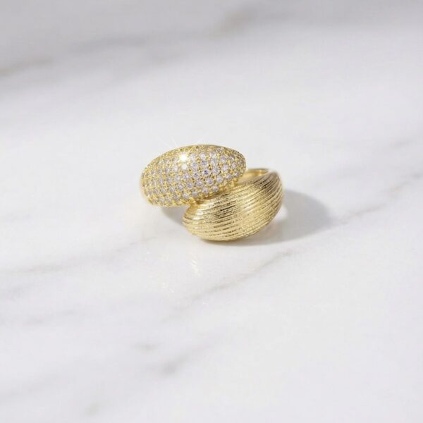Anillo plateado Azahar