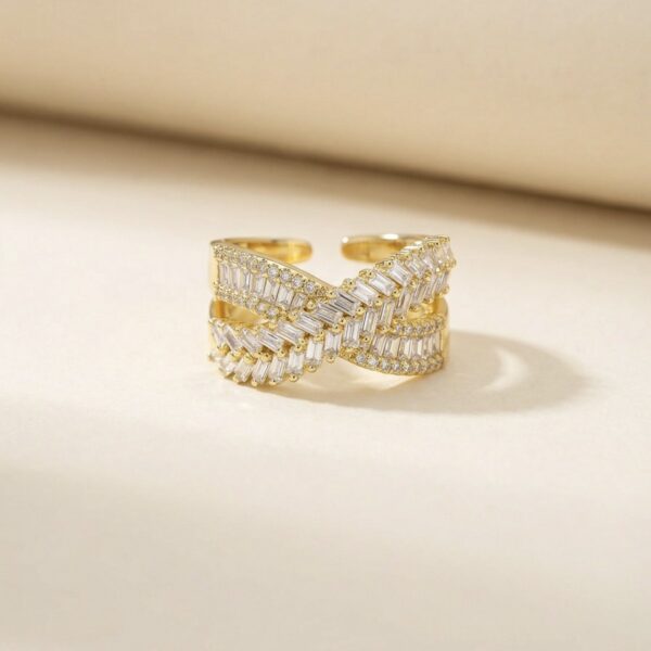 Anillo dorado Orquídea