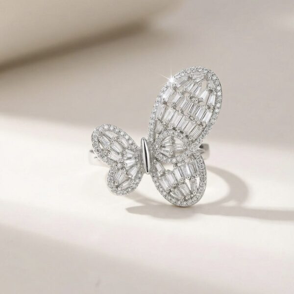 Anillo plateado Oasis