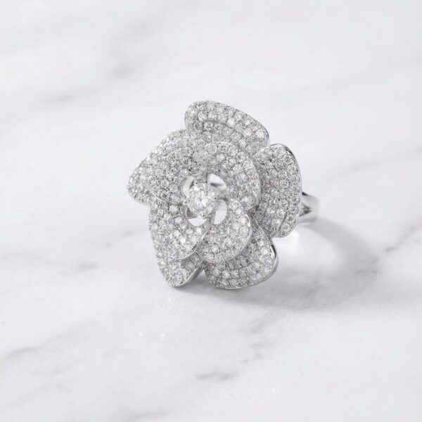 Anillo plateado Marina