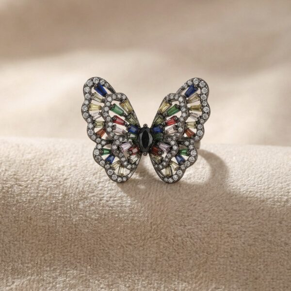Anillo dorado Cristal
