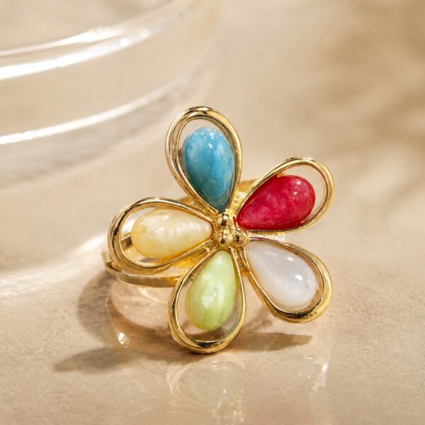 Anillo dorado Selene