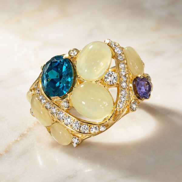 Anillo dorado Nila
