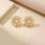 Aretes dorados mix Ãurea de ZYRAL