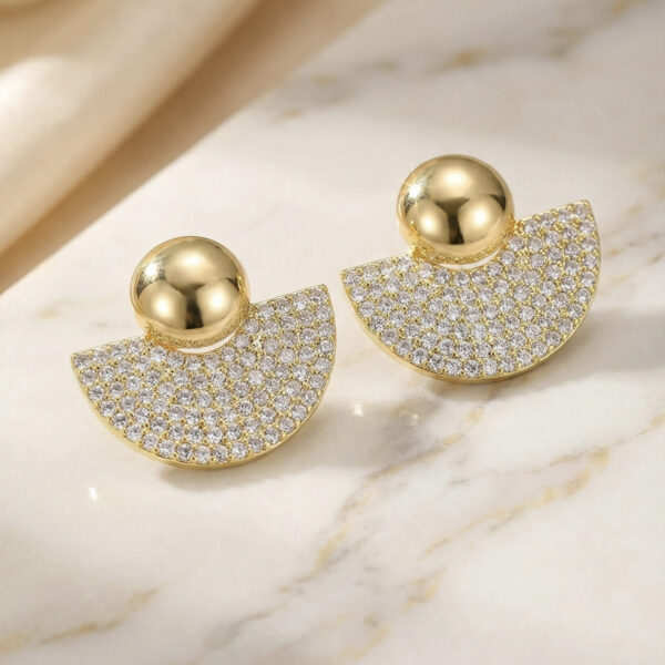 Aretes dorados Aurelia
