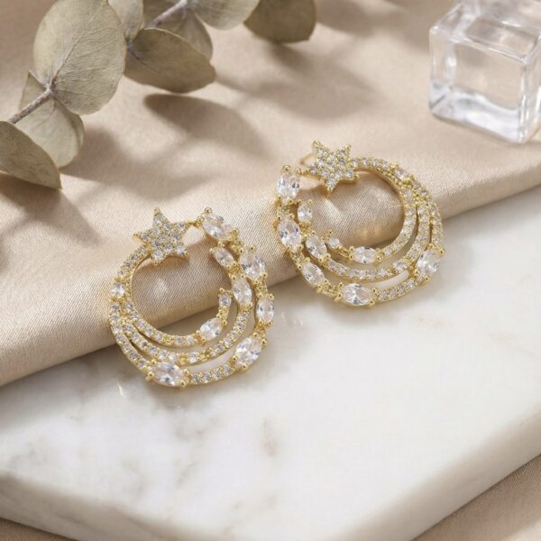 Aretes dorados Amalfi