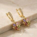 Aretes dorados Cielo de ZYRAL