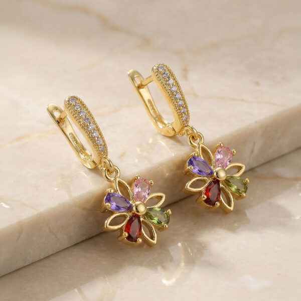 Aretes dorados Cielo de ZYRAL