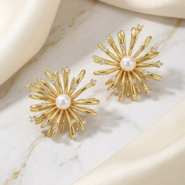 Aretes dorados Esencia