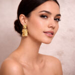 Aretes dorados Gala de ZYRAL - foto 2