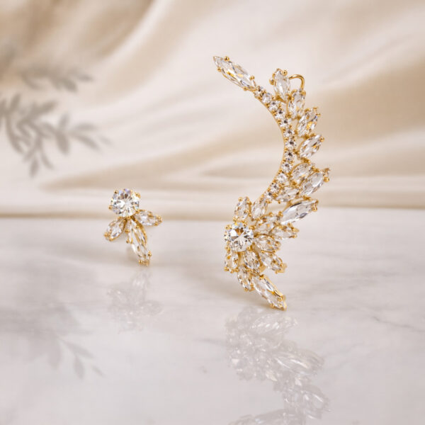 Aretes dorados Elisa de ZYRAL