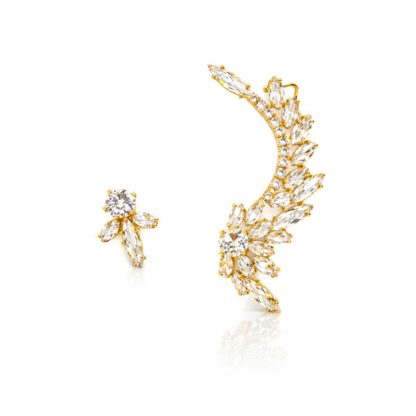 Aretes dorados Elisa de ZYRAL - foto 3