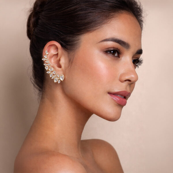 Aretes dorados Belle de ZYRAL - foto 2
