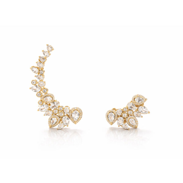 Aretes dorados Belle de ZYRAL - foto 3