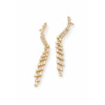 Aretes dorados Clara de ZYRAL - foto 3