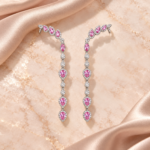 Aretes Plateados Camelia de ZYRAL