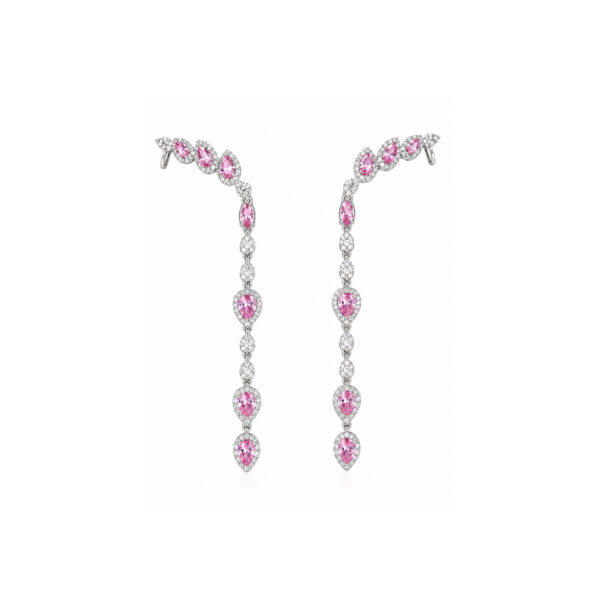 Aretes Plateados Camelia de ZYRAL - foto 3