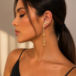 Aretes dorados Gardenia de ZYRAL - foto 2