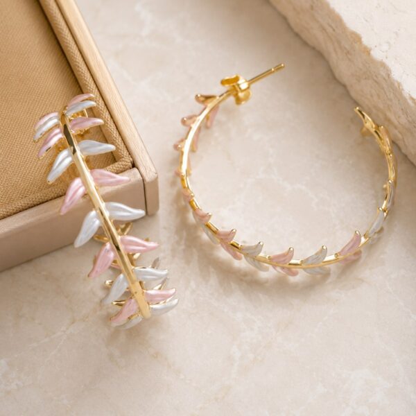 Aretes dorados Alba
