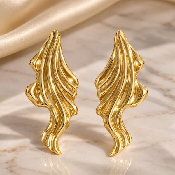 Aretes dorados Topacio