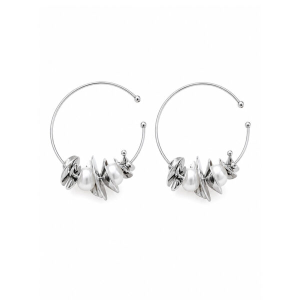Aretes Plateados Halo de ZYRAL - foto 3