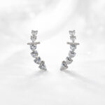 Aretes Plateados Aurelia de ZYRAL - foto 3